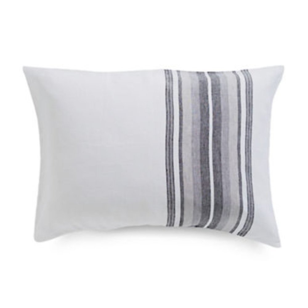 🎁 Hotel Collection Plaid Linen Pillow Sham King